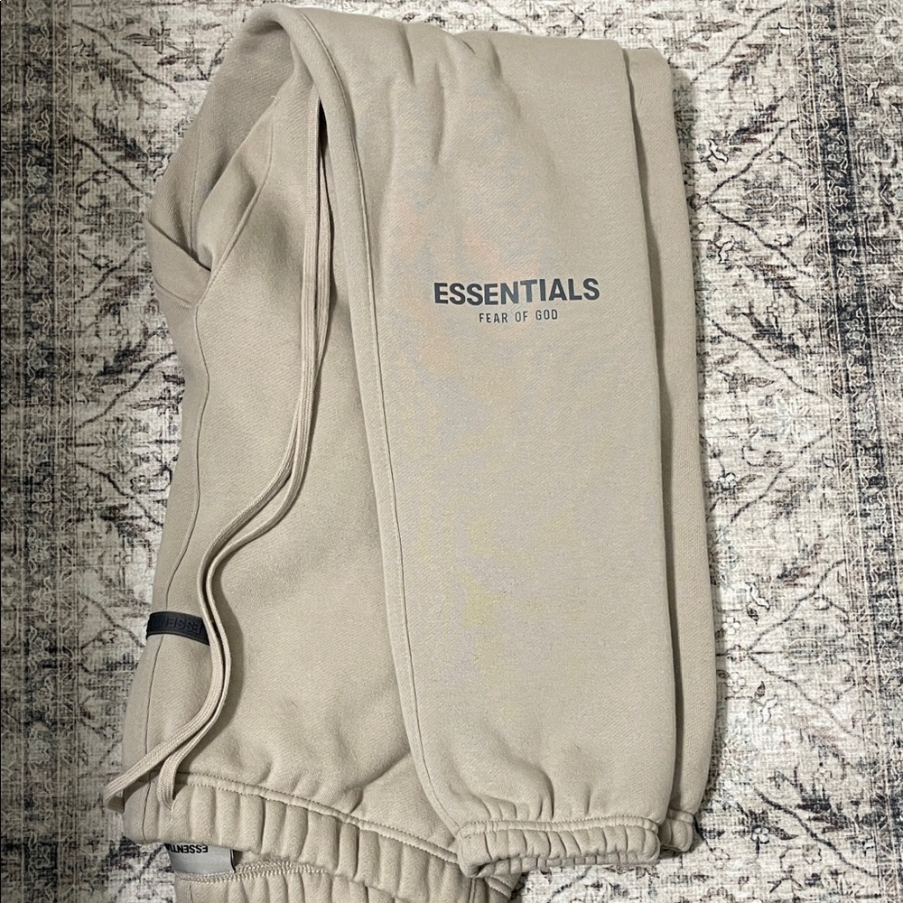 Fear of God Essentials Cream Track Pants